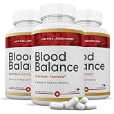 Justified Laboratories Blood Balance - 60 Capsules, Pack of 3 - Advanced Circulatory Support Formula with a Blend of Herbs &amp; Vitamins - 90 Servings