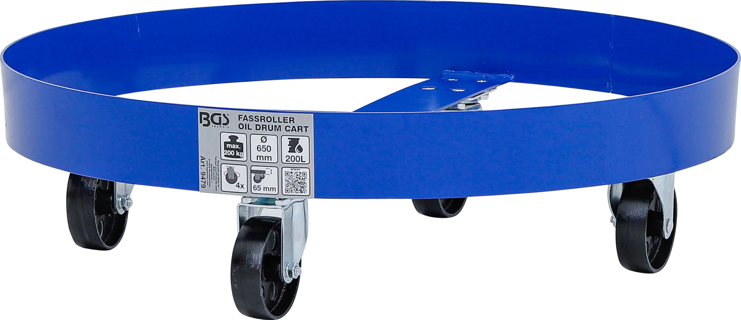 BGS 9479 | Oil Drum Cart | Standard Type | for 200 l Drums