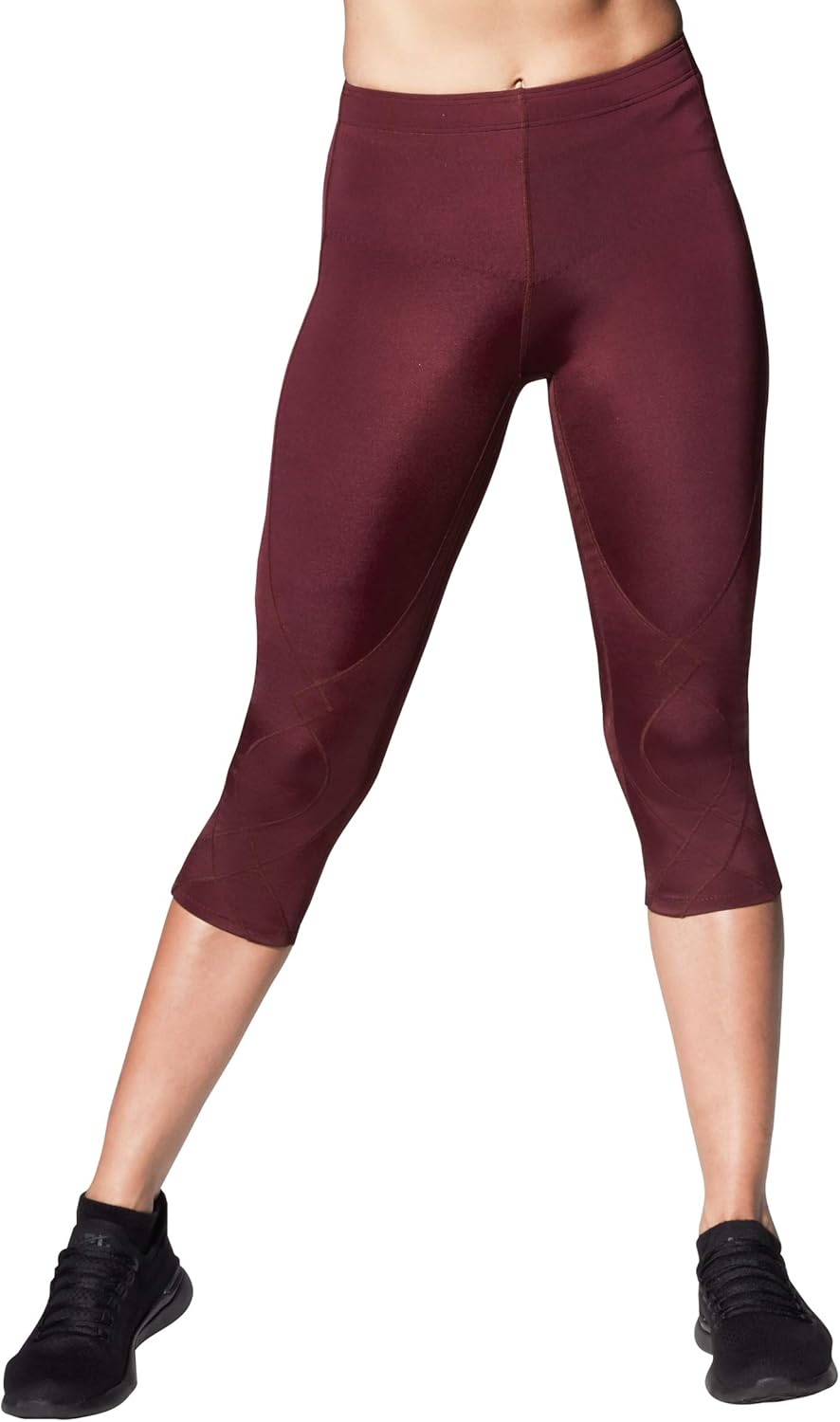 CW-X Women's Stabilyx Joint Support 3/4 Capri Compression Tight: Clothing