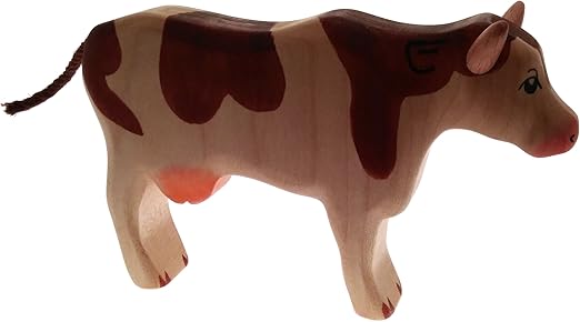 wooden cow toy