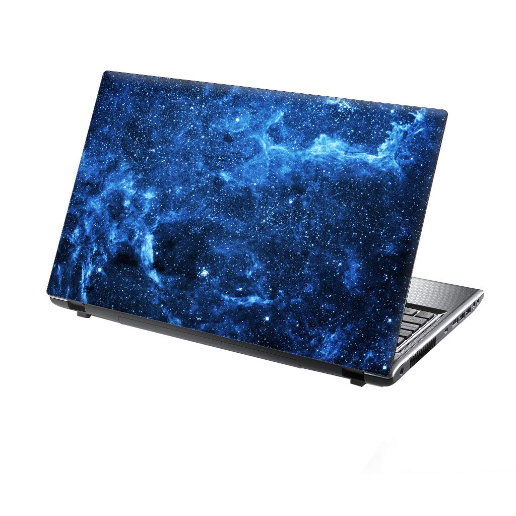 TaylorHe 15.6 inch 15 inch Laptop Skin Vinyl Decal with Colorful Patterns and Leather Effect Laminate MADE IN BRITAIN Cosmos Space