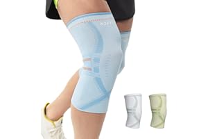 aoFIT Compression Knee Brace for Women & Men, 2 Pack AOCELL Knee Sleeve Support for Knee Joint Pain Relief, ACL, Meniscus Tear, Arthritis - Breathable for Workout, Running, Gym, Sports, Fitness L