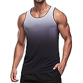MAGCOMSEN Men's Muscle Tank Tops UPF80+ Workout Tank Sleeveless Quick Dry Bodybuilding Shirts