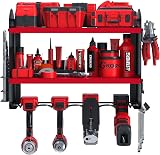Bomclap Wall Mounted Heavy Duty 4 Slot Power Impact Drill Tool Rack Screwdriver view 7