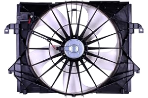 TORCIA TYG OE Replacement(CAPA Quality) Cooling Fan Extra Silent for 2009-2013 RAM 1500 3.7L 12-13 W/Resist | 55056851AA | CH3115164 | 621-410