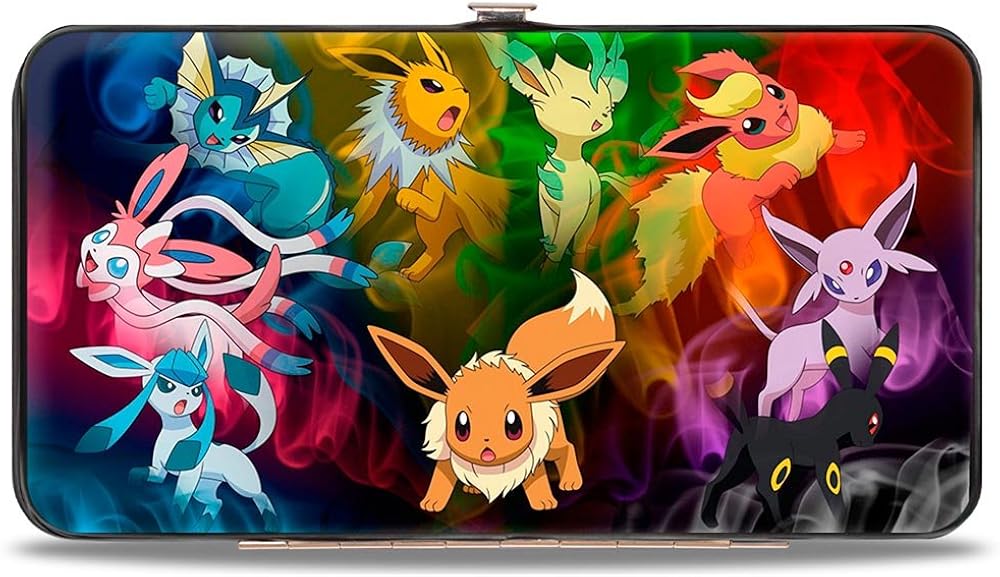 Buckle-Down Hinge Wallet - Pokemon, 7" x 4": Clothing
