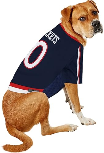 Pets First NHL Columbus Blue Jackets Jersey for Dogs Cats, Small