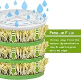MXBAOHENG 3-Layer Bean Sprouts Sprouter, 26x34x26 cm, Outdoor Tabletop view 6
