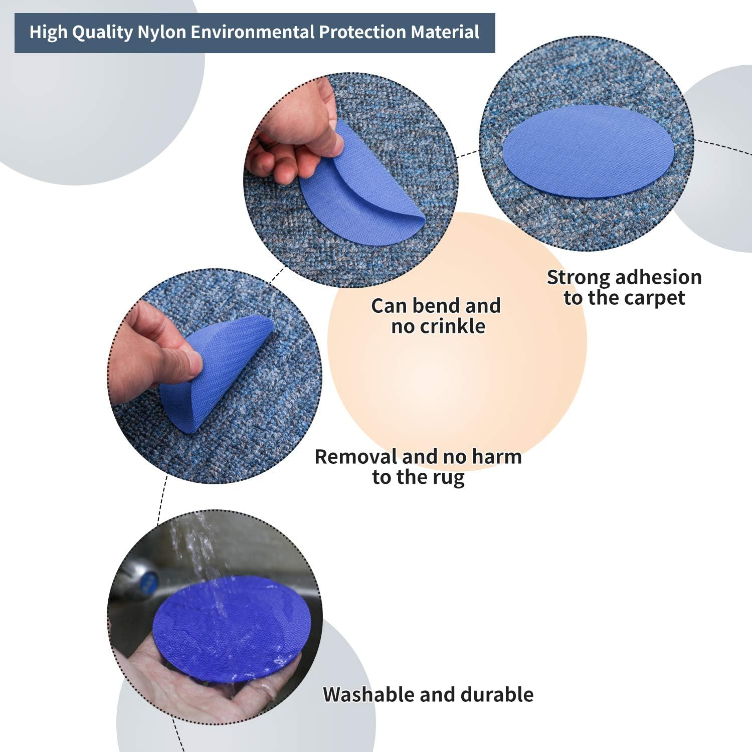 IKAYAS 81 Pcs Carpet Sitting Spot Carpet Spots Markers for Classroom, Carpet Circles Dots Sitting Spots Circle Spots for Kids, 9 Colors: Toys & Games