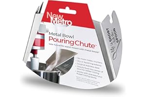 New Metro Design Pouring Chute Stand Mixer Replacement Pouring Shield with Unique Laser Etched Motto, Life is Short, Lick the Spoon