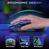 Redragon M910-K Gaming Mouse 8000 DPI 9 Programmable Buttons RGB view 8