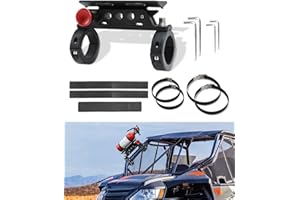 EXODIOS UTV Fire Extinguisher Mount, Adjustable 1.75'' to 2'' Roll Bar Quick Release Fire Extinguisher Mount Fit for ATV UTV Polaris RZR SXS Ranger Camper Jeep Can-Am