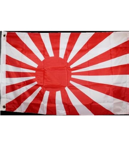 Amazon.com : Japan Battle Rising Sun Flag 2'x3 Naval Ensign Banner