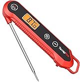 ThermoPro TempPro 3-Sec Instant Read Meat Thermometer Digital, ±0.9°F Accuracy, Waterproof & Backlight Food Thermometer for C