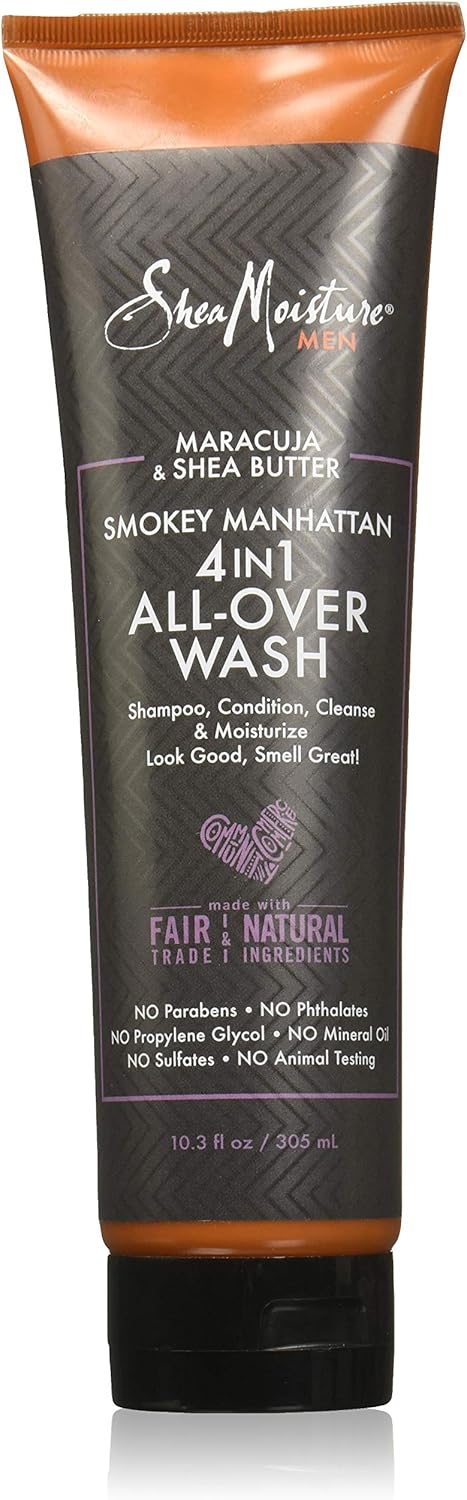 Shea Moisture Maracuja & Butter Smokey Manhattan 4-in-1 All-over Body Wash