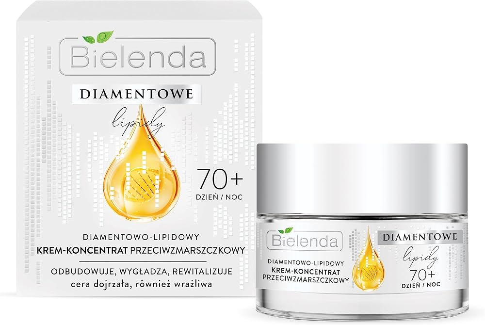 Bielenda Diamond Lipids Anti Wrinkle Cream 70+ Day Night 50ml Mature Skin