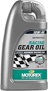 ACEITE CAMBIO TRANSMISIÓN MOTO MOTOREX RACING GEAR OIL 10W40 1L: Amazon.es: Coche y moto