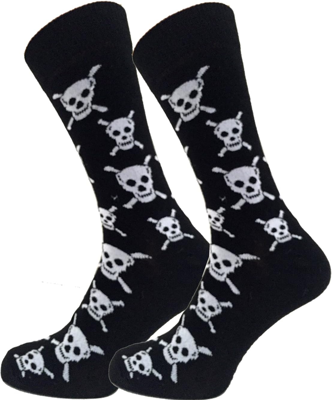 Mens Halloween 2018 Skull and Crossbones Pattern Socks Perfect for