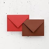 Clairefontaine 5880C Pack of 20 Burgundy Envelopes 7.5x10cm 120 g/m² view 6
