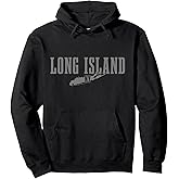 Long Island New York NY Vintage USA America Souvenir Pullover Hoodie