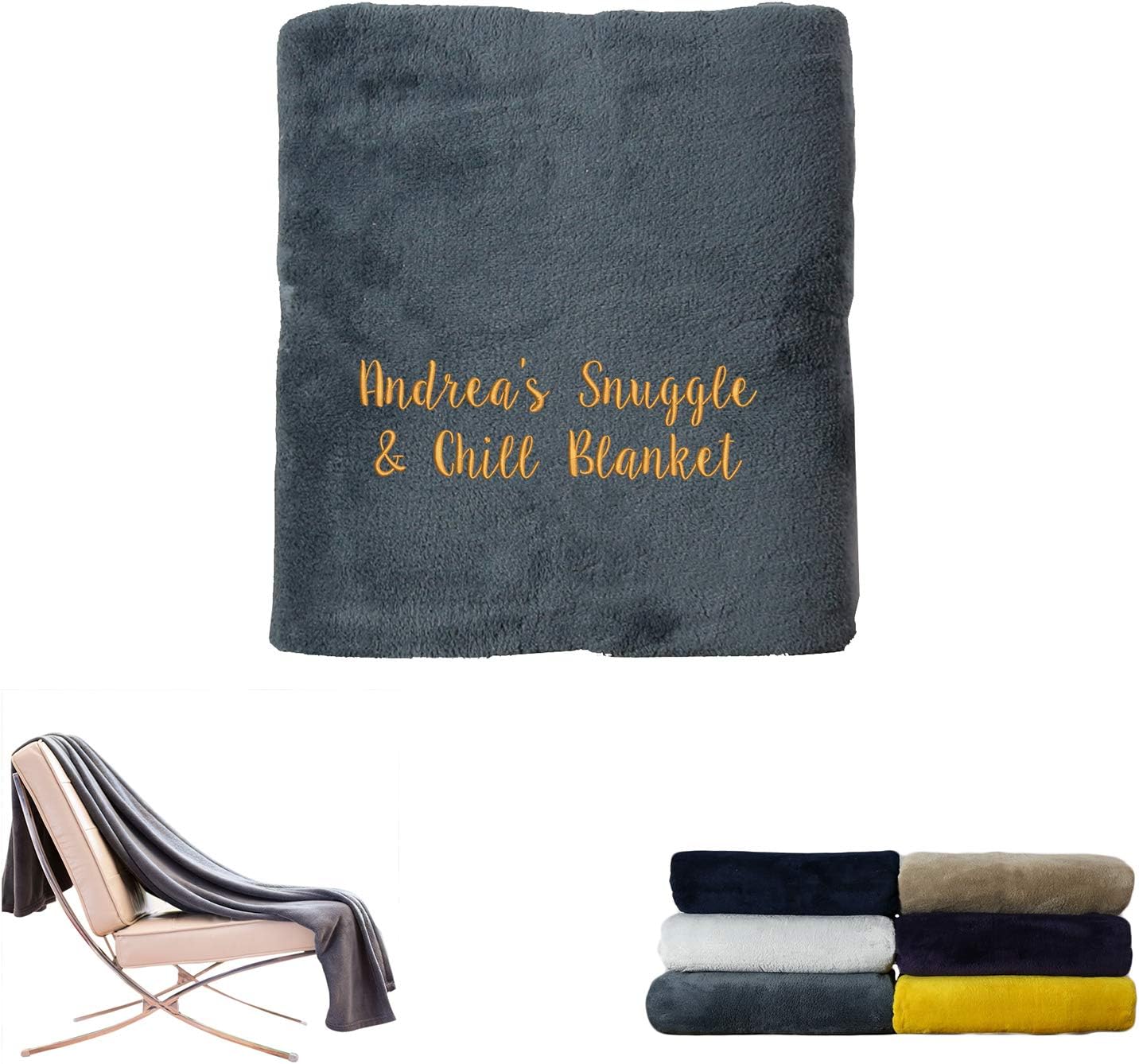 personalised name fleece blanket