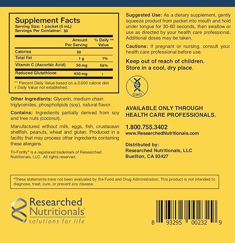 researched nutritionals tri-fortify watermelon liposomal glutathione Tri-Fortify Watermelon (Liposomal Glutathione) - 20 Packets | Researched  Nutritionals | Researched Nutritionals main image 1