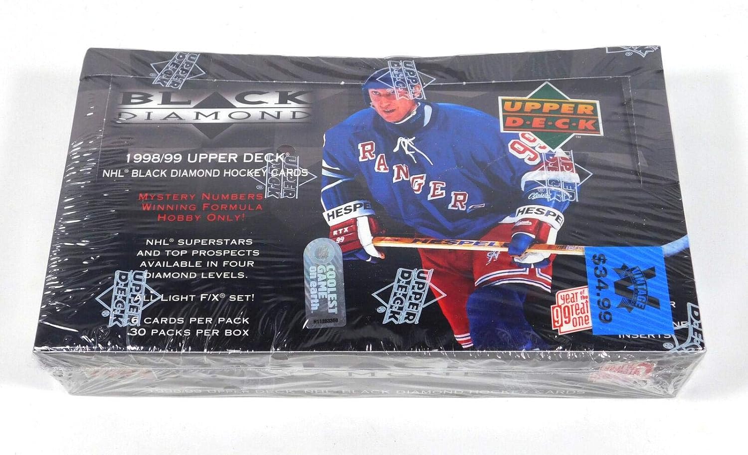 199899 Upper Deck Black Diamond Hockey Box Sealed (30