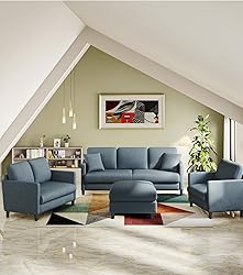 Welzona Loveseat Sofa, 51" Love Seat, Comfy Teddy