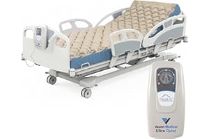 Vaunn Medical Cloud Air Whisper Quiet Alternating Air Pressure Mattress Topper with Pump Twin Size 36" x 78" x 3"