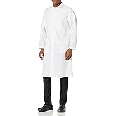 Red Kap Men's Gripper Front Spun Polyester Butcher Coat
