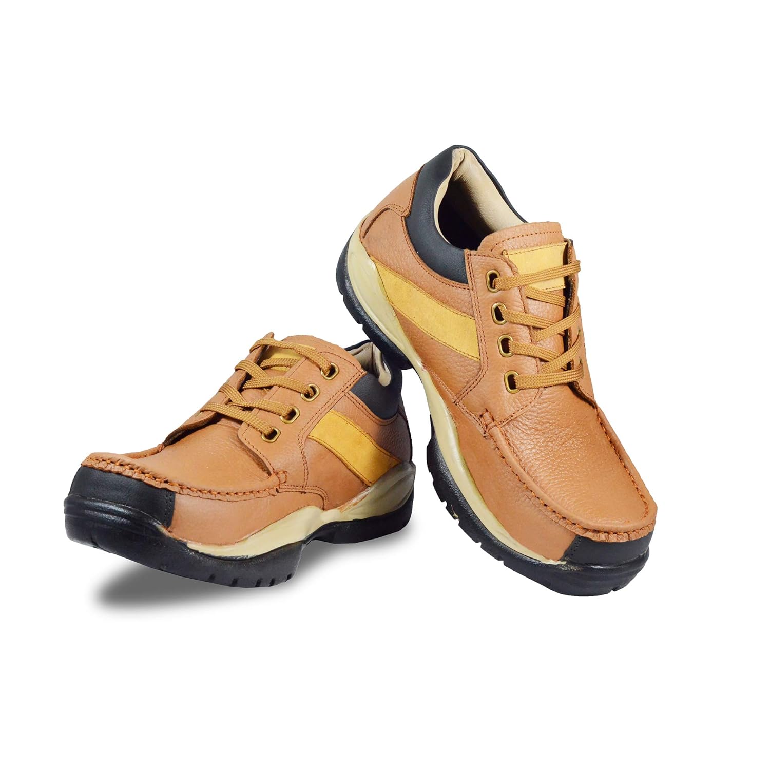 brown leather casual boots