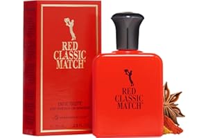 PB ParfumsBelcam Red Classic Match Eau de Toilette - Spicy Woody Amber Fragrance for Men, Long-Lasting Masculine Scent, Affordable Cologne Alternative, Signature Fragrance - 2.54 Fl Oz