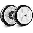 Replacement 115-4695 Wheels Compatible with Toro Lawn Mower - 8" Back Drive Wheel Plastic Gear Assebmly Compatible with Toro 20332 20333 20334 22" Recycler Lawn Mower, 2 Pack