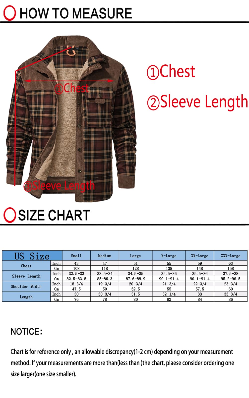 Mr.Stream Men's Outdoor Casual Vintage Long Sleeve Plaid Flannel Button Down Shirt Jacket