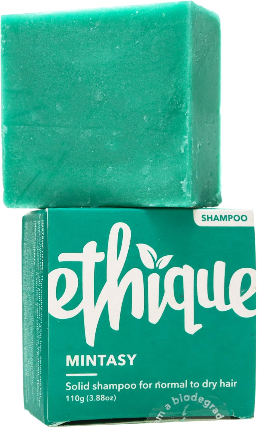 Ethique Mintasy Refreshing Solid Shampoo Bar for Balanced to Dry & Damaged Hair (80 Washes) Vegan, Eco-Friendly, Plastic-Free - Image 4