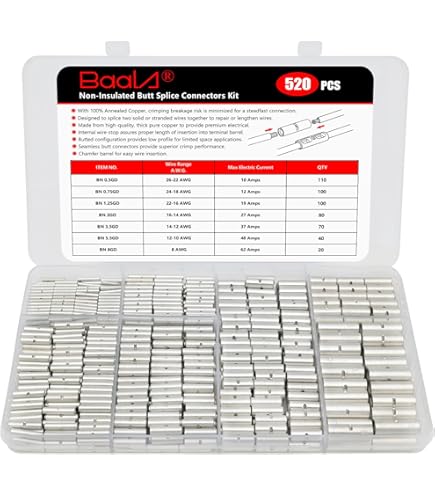 Butt Splice Connector, Crimp, 3/0 AWG / Gauge Cable, 6656 | Remy Battery