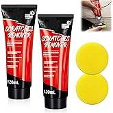 2 PCS Car Scratch Repair Paste Polishing Wax with Sponge, 2024 Upgrade Car Scratch Remover, Polishing Wax, Premium Scratching Repair