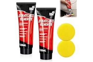 IAOLOSE 2 PCS Car Scratch Repair Paste, 2024 New Car Paint Scratch Repair Polishing Wax, Car Scratch Remover for Vehicles, Scratch Remover Kit for Deep Scratches, Scratch Repair Wax for Car