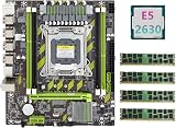 Lodokdre X79 Motherboard E5 2630 CPU 16GB DDR3 1600MHz ECC RAM LGA 2011 M.2 NVME view 1