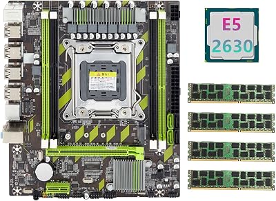 Lodokdre X79 Motherboard E5 2630 CPU 16GB DDR3 1600MHz ECC RAM LGA 2011 M.2 NVME