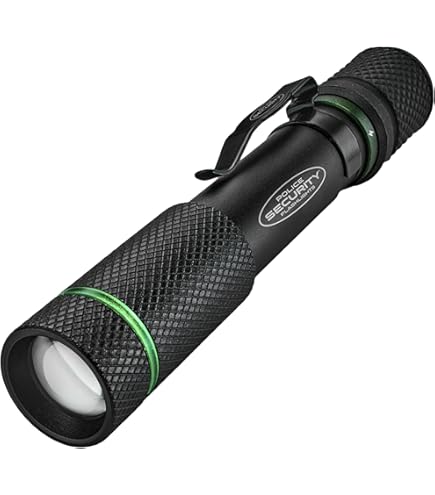 ULTRAFIRE Mini AA Flashlight - 300 Lumen Zoomable Pocket Torch With Battery
