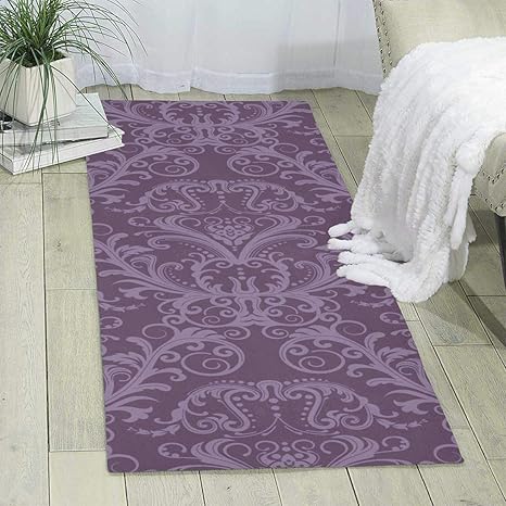 Amazon Com Bghnifs Purple Print Area Rug Runner Rug Living