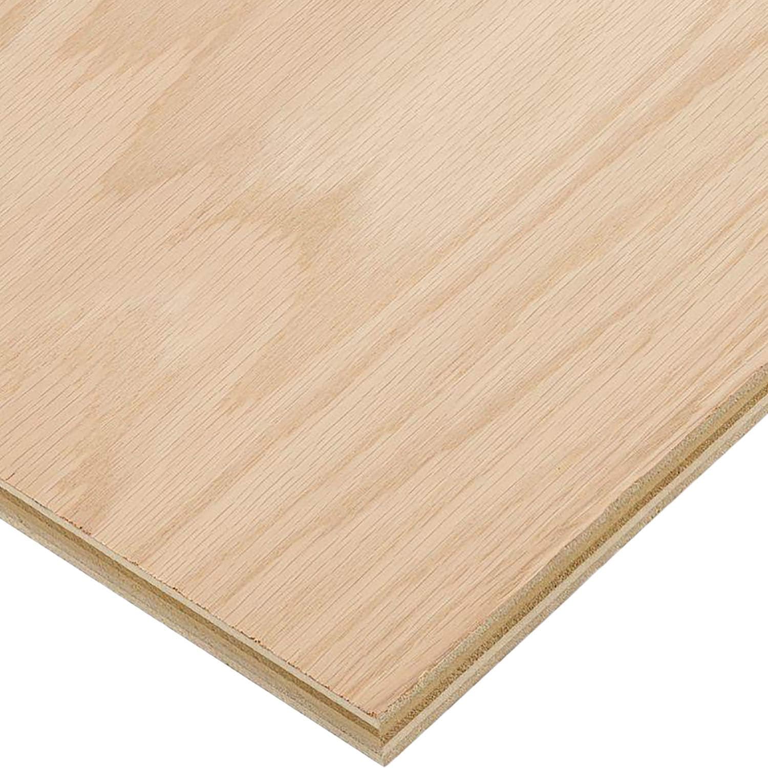 schichtholz eiche 18 mm x 10 2 x 15 2 cm 4x6 nature amazon de baumarkt