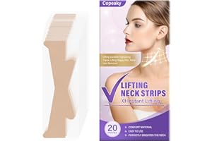 Neck Lift Tape, 20 PCS Invisible Neck Wrinkle Patches for Instant Skin Support, Improves Neck Lines & Wrinkles