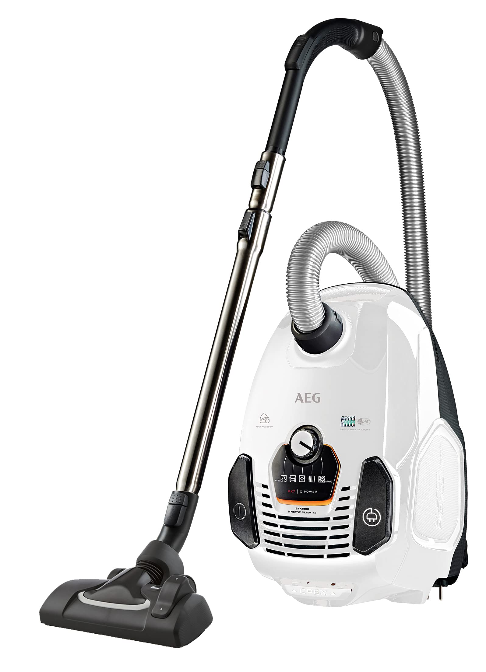 AEG-VX7-2-IW-S-Aspiradora-de-Trineo-con-Bolsa-650W-de-Potencia-Gran-Filtracion-Radio-de-accion-de-12m-Silencioso