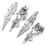 PiercingJ Men's Knuckle Joint Full Finger Double