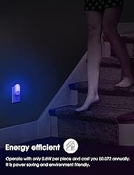 Blue Night Light, LOHAS Night Lights Plug into