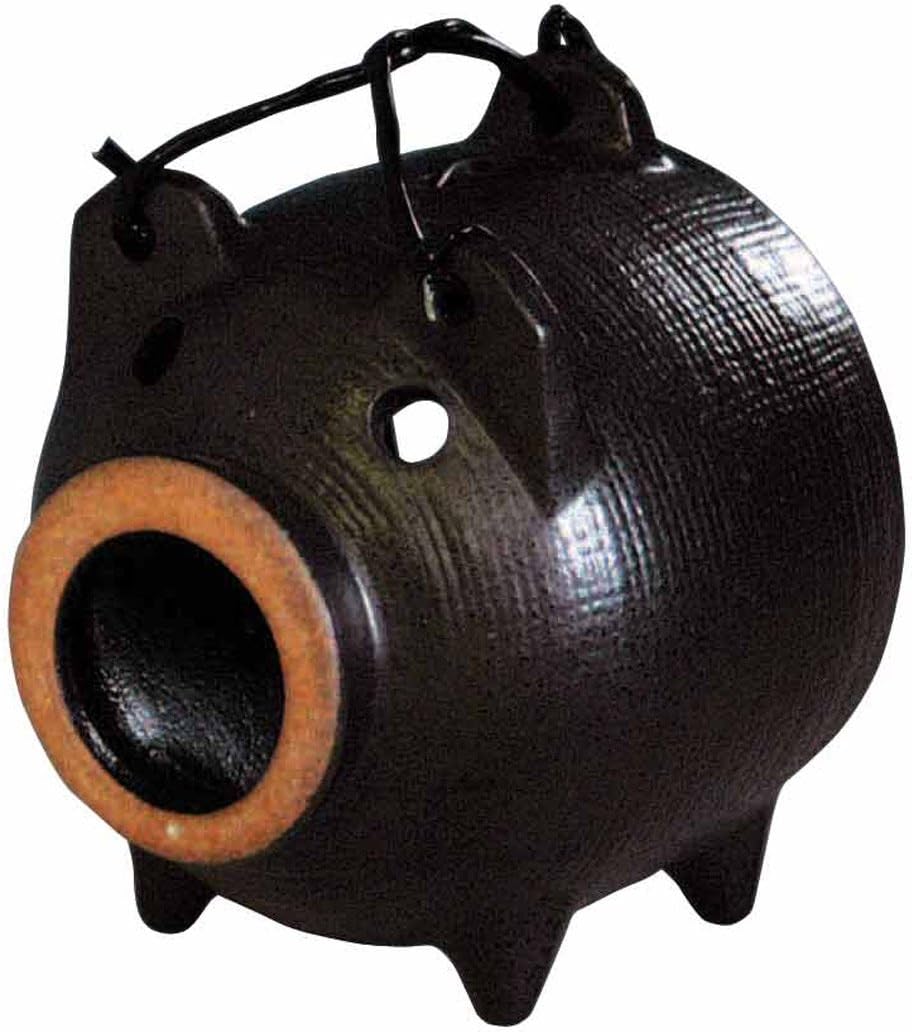 ใใซใจใท้ถๅจ(Maruyoshitouki) Maruyoshi Pottery M7867 Mini Mosquito Finger, Black Glaze