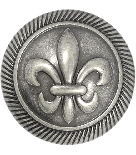 Bezelry 12er-Set Metallknöpfe 'Vogel In Blumen' - 16 Mm Schaftknöpfe In Silber & Schwarz Für DIY & Nähprojekte