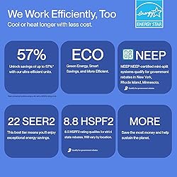 DELLA Optima Series 18,000 BTU Wifi Mini